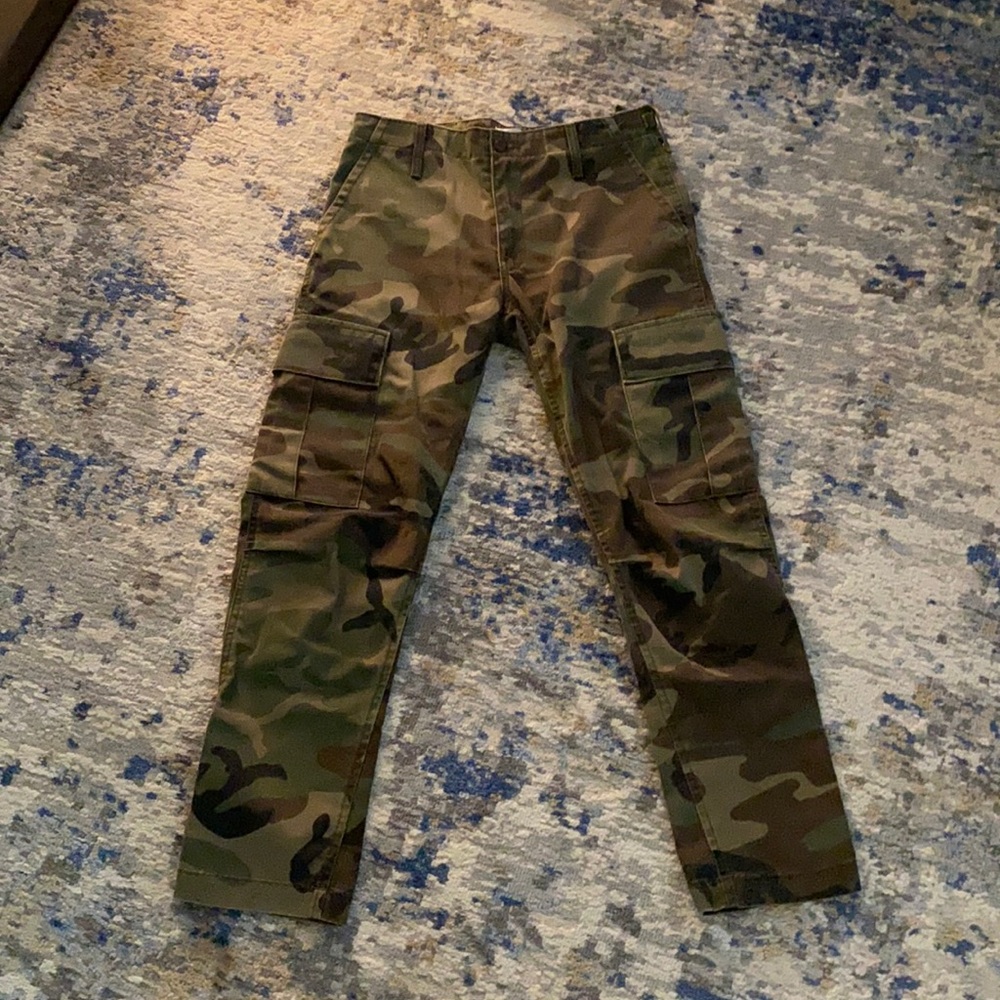 RE/DONE originals Camo cargo pants size 24